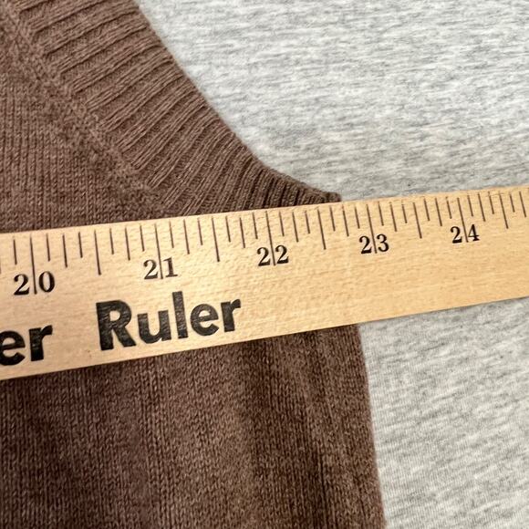 Haley Signature Mens Sweater Vest Large Brown Grandpa Argyle Golf Preppy - Picture 7 of 11